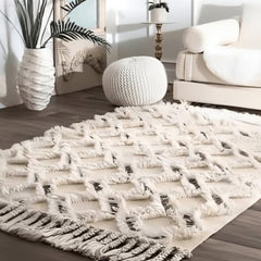 Rosy handmade carpet