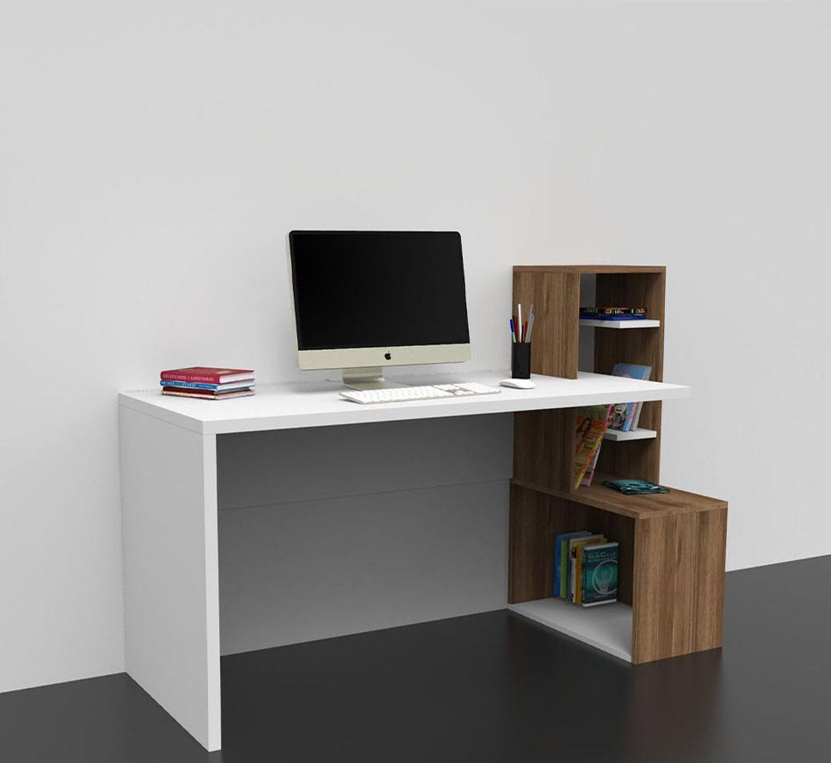 ملاري مكتب 120 * 75 خشب MDF اسباني بواجهة ميلامين 18 مم