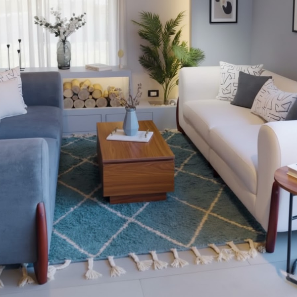 سجاد هاند ميد صوف فاخر متعدد المقاسات – موديل HAZ-030 من أوسكار فرنتشر