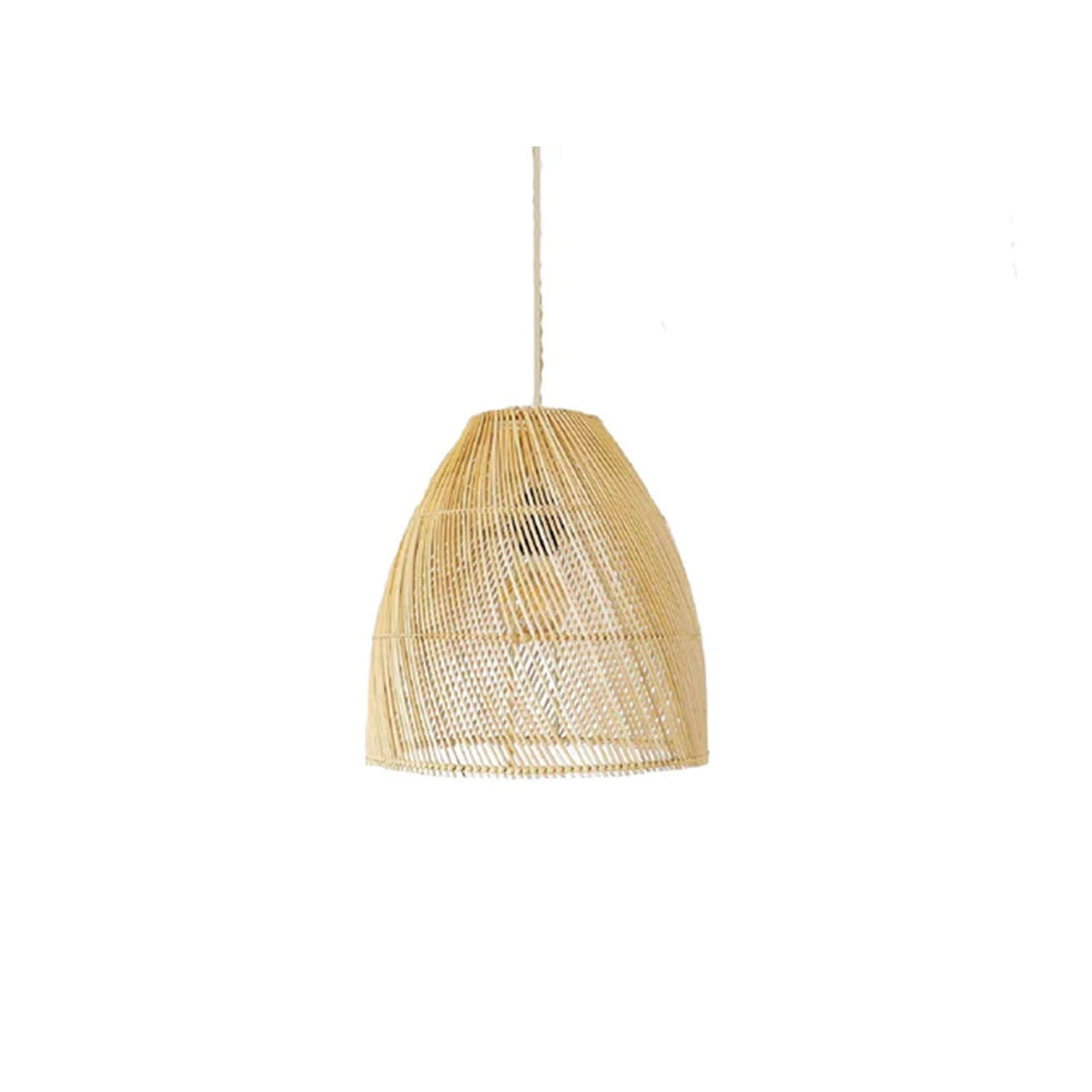 Natural Bamboo Chandelier 30x30cm - HOB-030