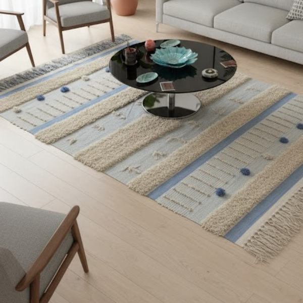 سجاد هاند ميد صوف فاخر متعدد المقاسات – موديل HAZ-017 من أوسكار فرنتشر