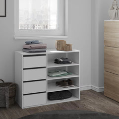Modern MDF Wood Shoe Rack for Shoe Organization – WAF-189
