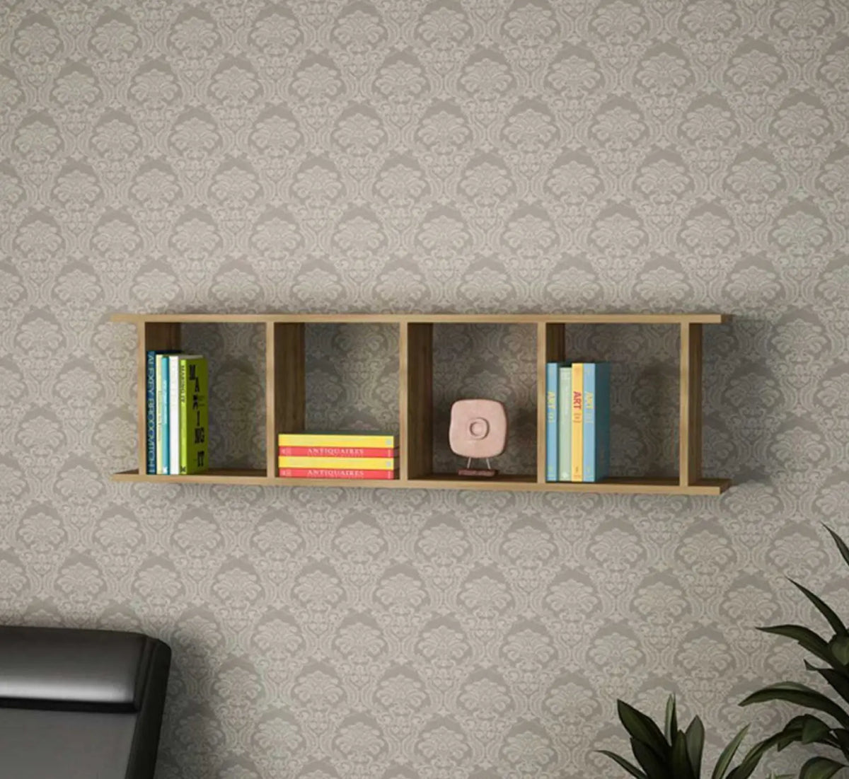High quality MDF wood wall shelves - OUBE-078