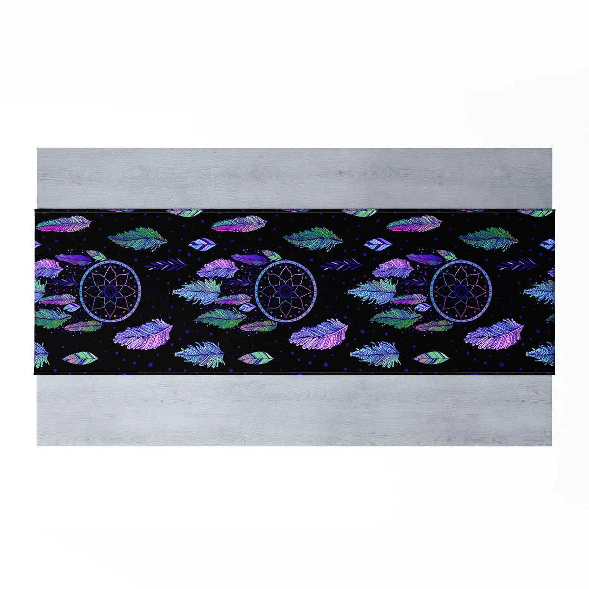 Velvet fabric dining tablecloth in linen - PRV-205