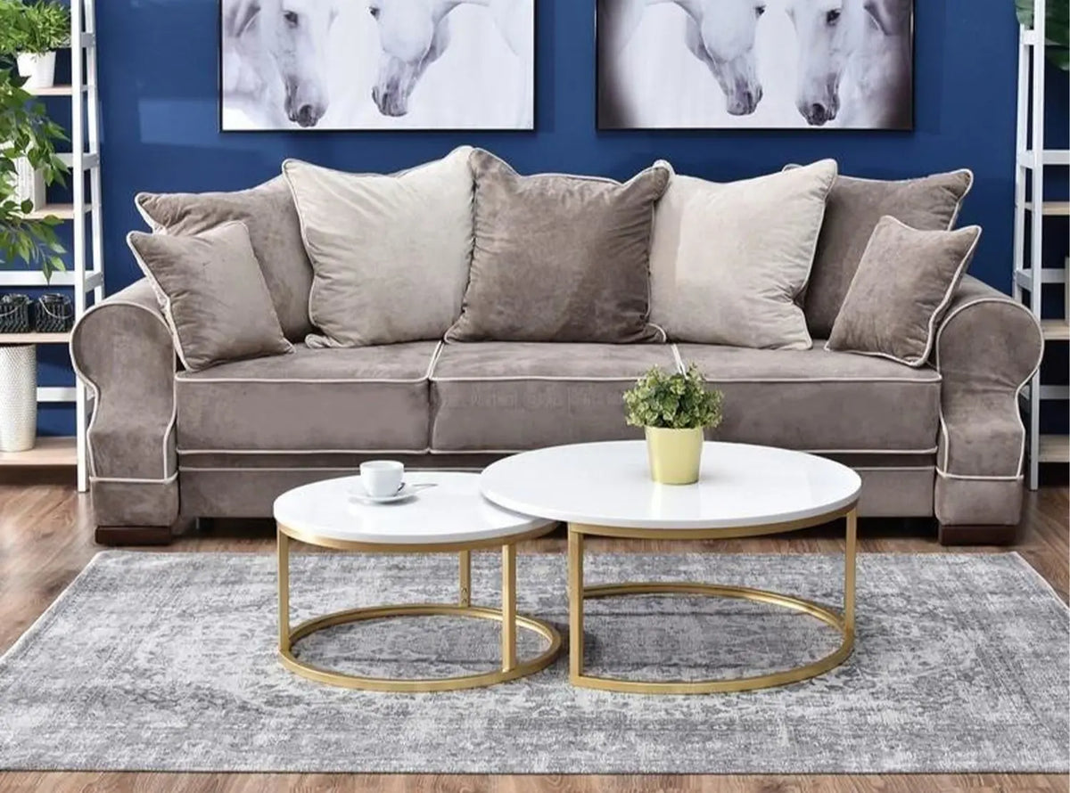 Pepper coffee table, iron, electrostatic paint