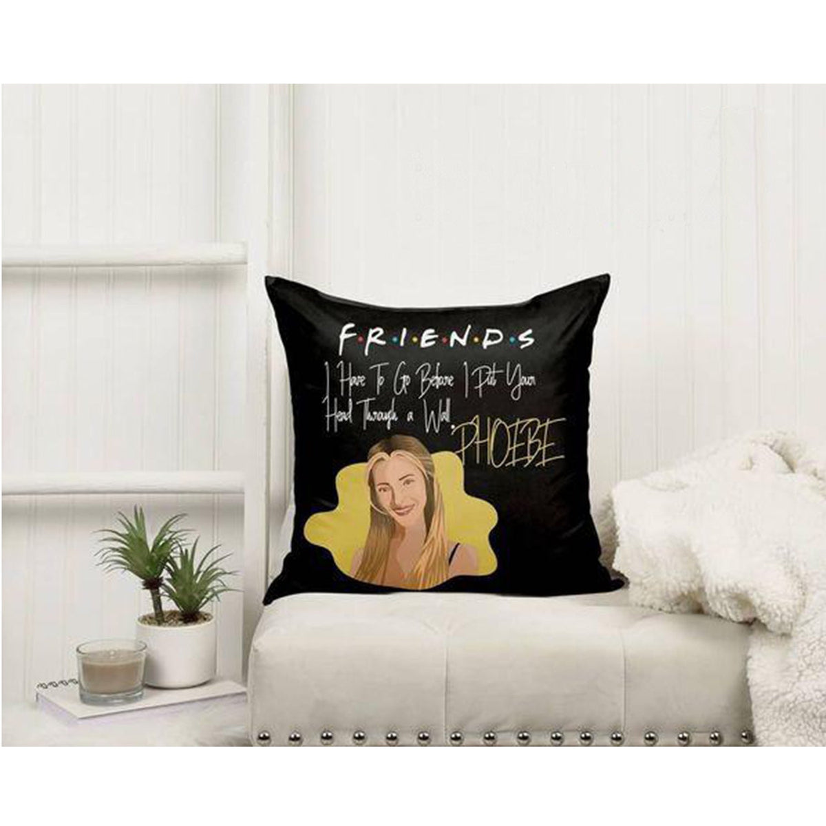 Plush children's pillow in linen - PRV-022
