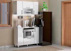 Complete kitchen with wood countertops with MDF layer - KYN-153