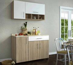 Two piece kitchen made of high quality MDF wood - O-SRH-133