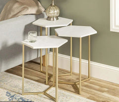 Piansa side table, iron, electrostatic paint