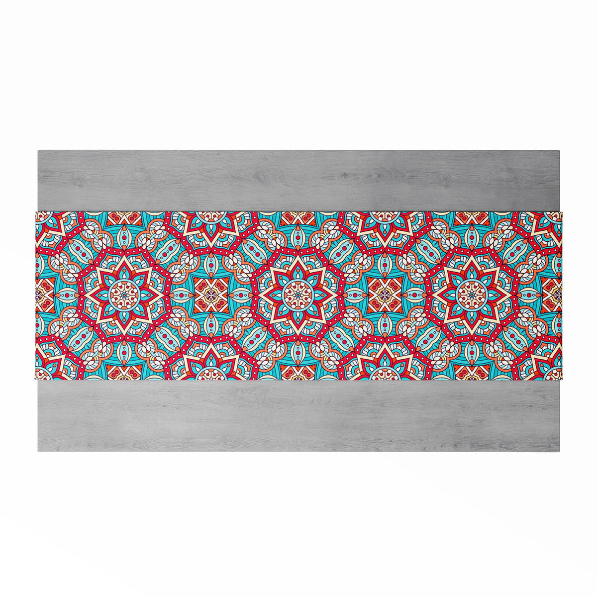Velvet fabric dining tablecloth in linen - PRV-213