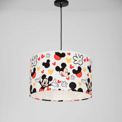 Modern Ceiling Pendant WDD-011 – Luxury Design Made of Velvet Fabric Print with Vacuum Layer and Durable Iron Chassis