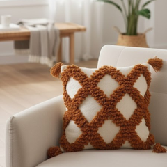 Handmade wool cushion size 45×45 cm from Oscar Furniture – distinctive design HAZ-128