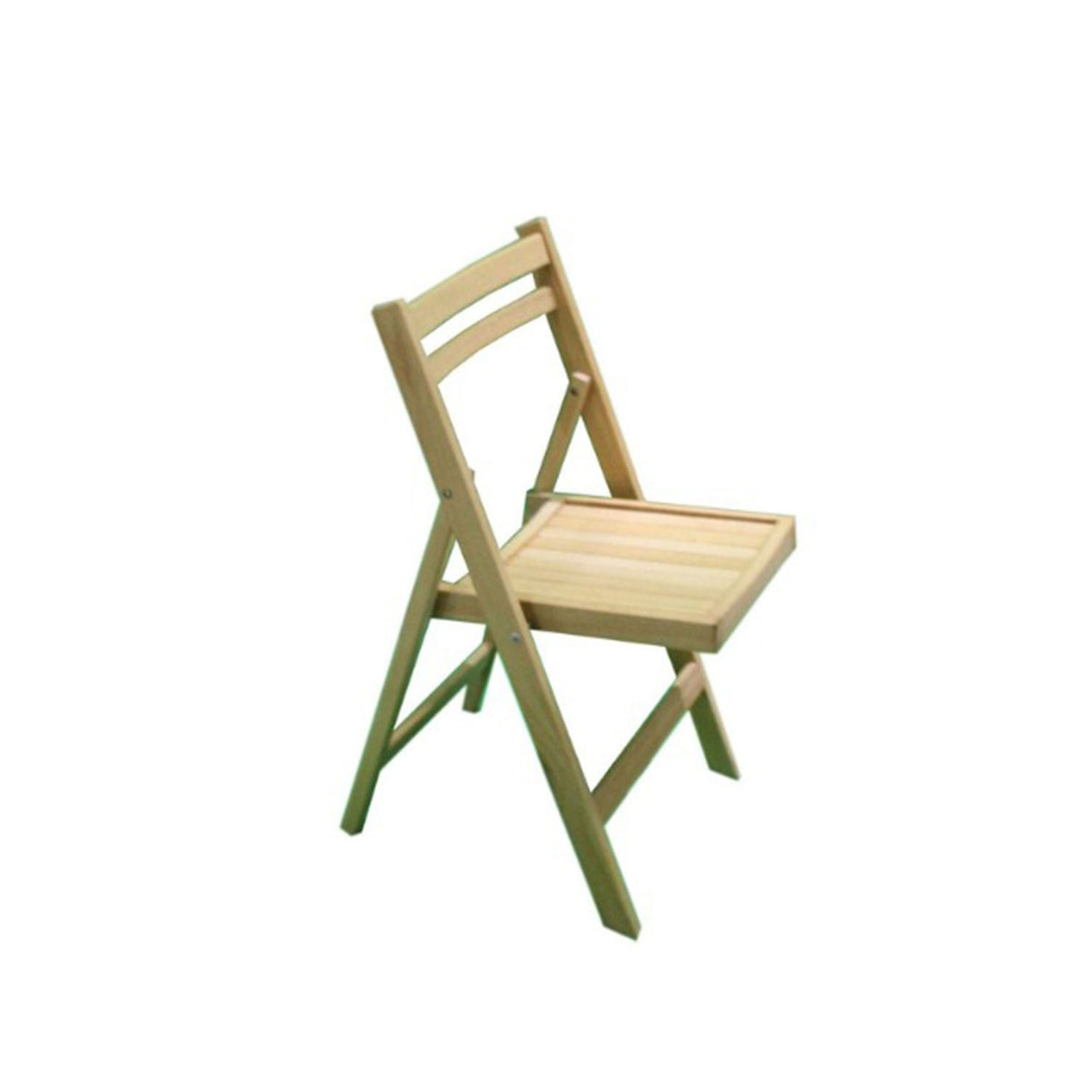 Folded chair made of red beech wood - OBG-003