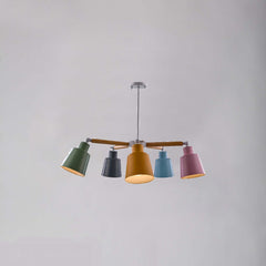 Elegant aluminum chandelier adds an artistic touch to your home.