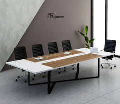 Meeting table - 240x120 - Spanish MDF wood with metal chassis - CEM-035