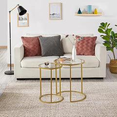 Steel Coated Coffee Table – 6 mm Transparent Glass Top – Elegant Modern Design – Model ZSL-046