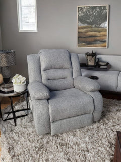 Red Beech Wood Recliner - Turkish Mechanism - Imported Easy-to-Clean Suede Leather - BIM-010