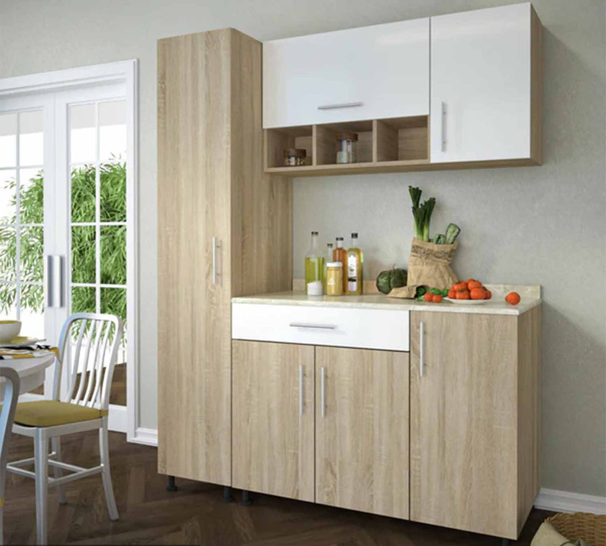 High quality MDF wood 3 piece kitchen - O-SRH-134