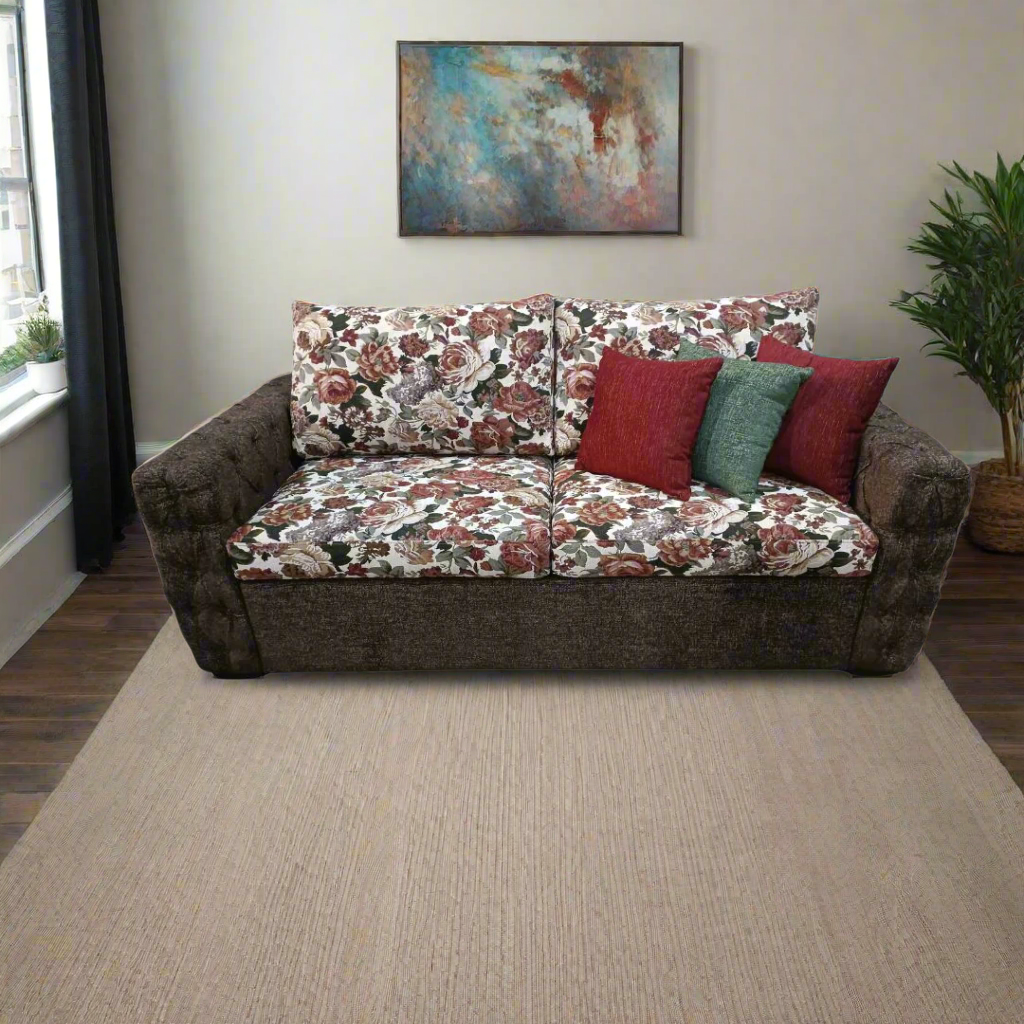 Modern mobile fixed sofa - red beech wood - HST-125