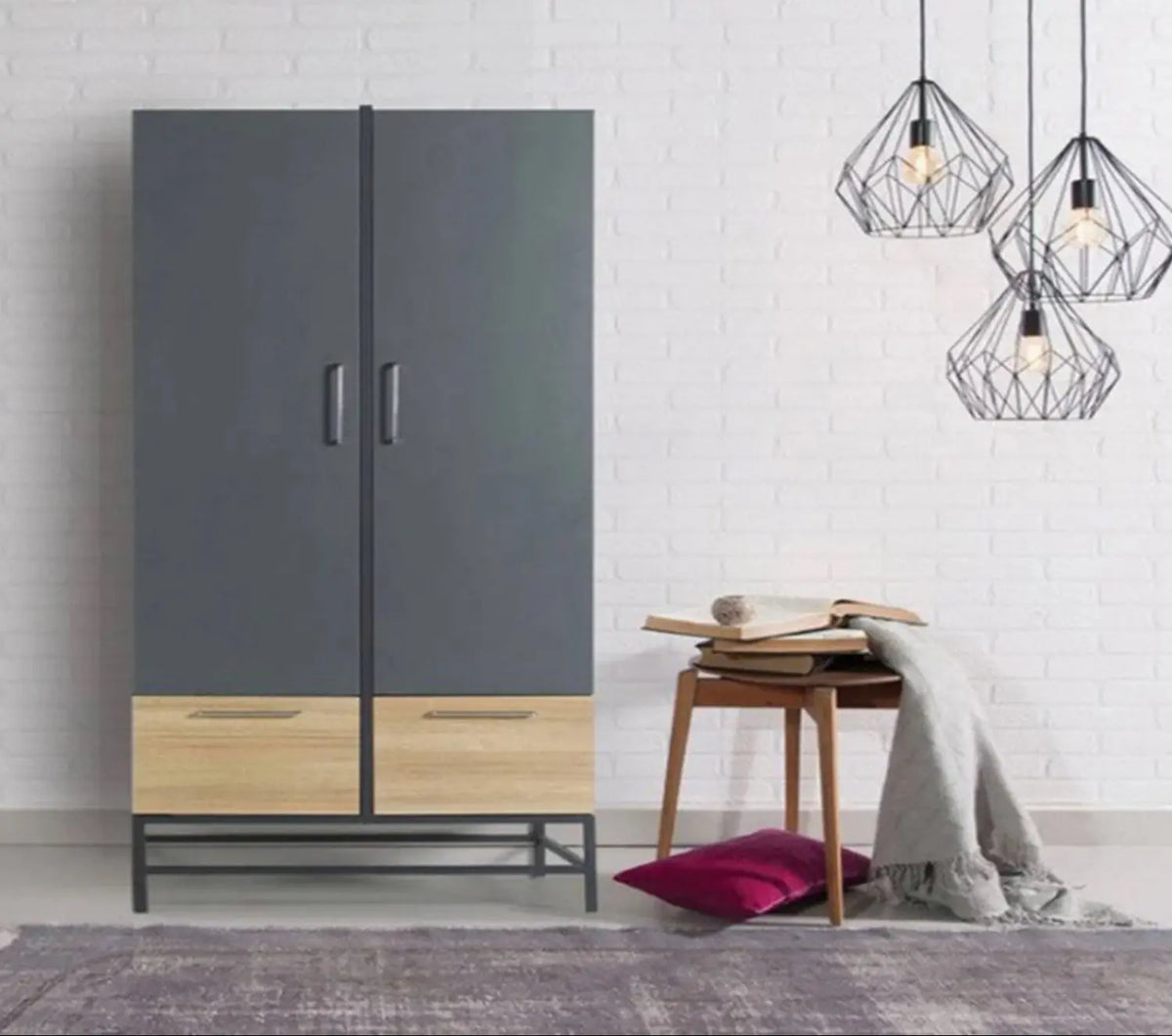 دولاب أوسكار خشب MDF بطبقة HPL – تصميم أنيق عملي