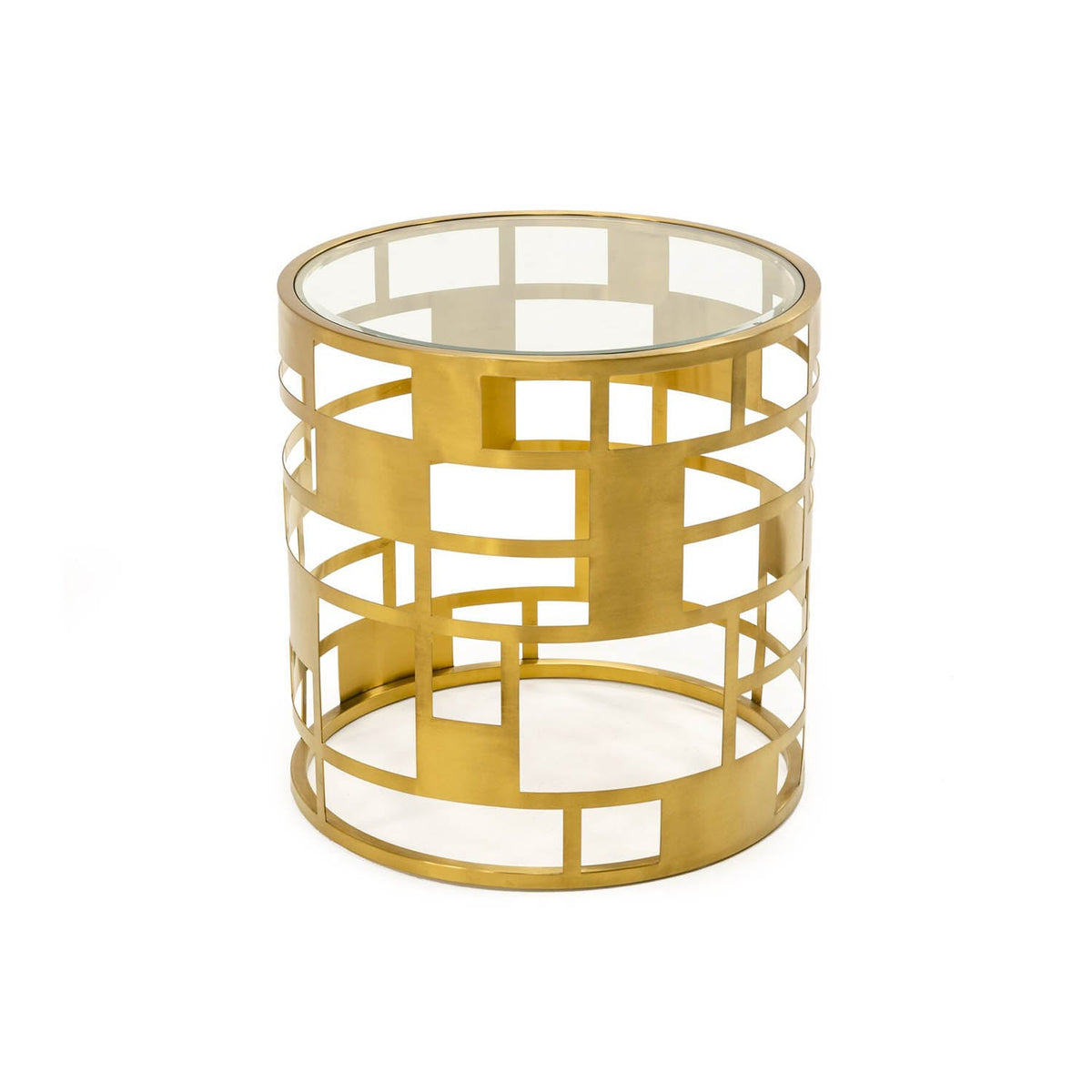 Side table 50 * 40 glass