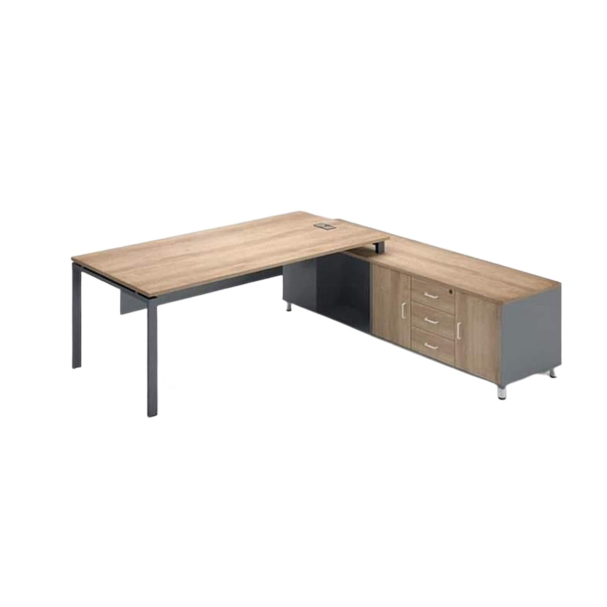 Premium MDF Wooden Manager’s Desk with a Luxurious Design – Model HFS-082
