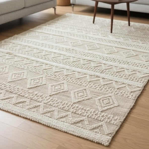 سجاد هاند ميد صوف فاخر متعدد المقاسات – موديل HAZ-078