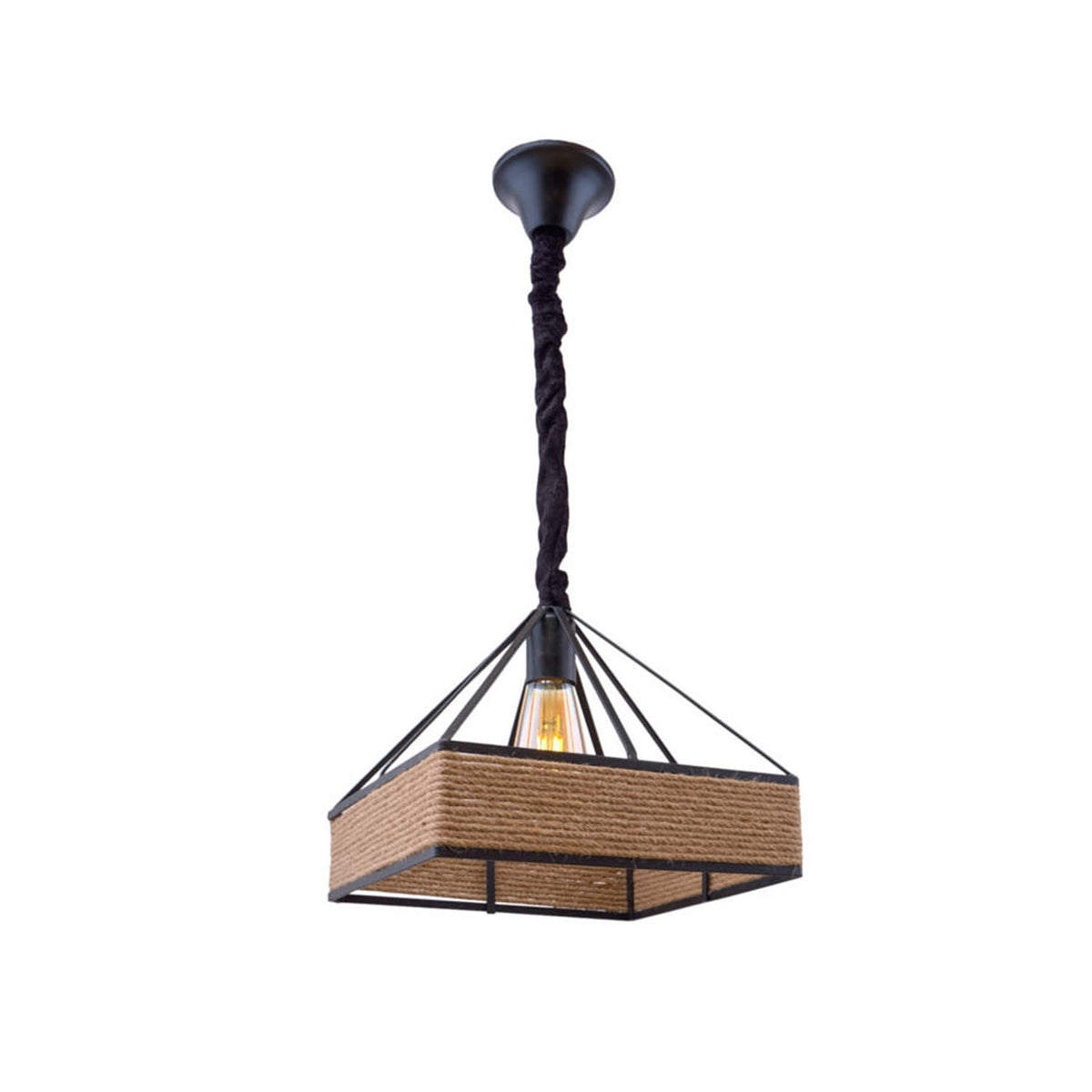 Aluminum chandelier with an elegant artistic design
