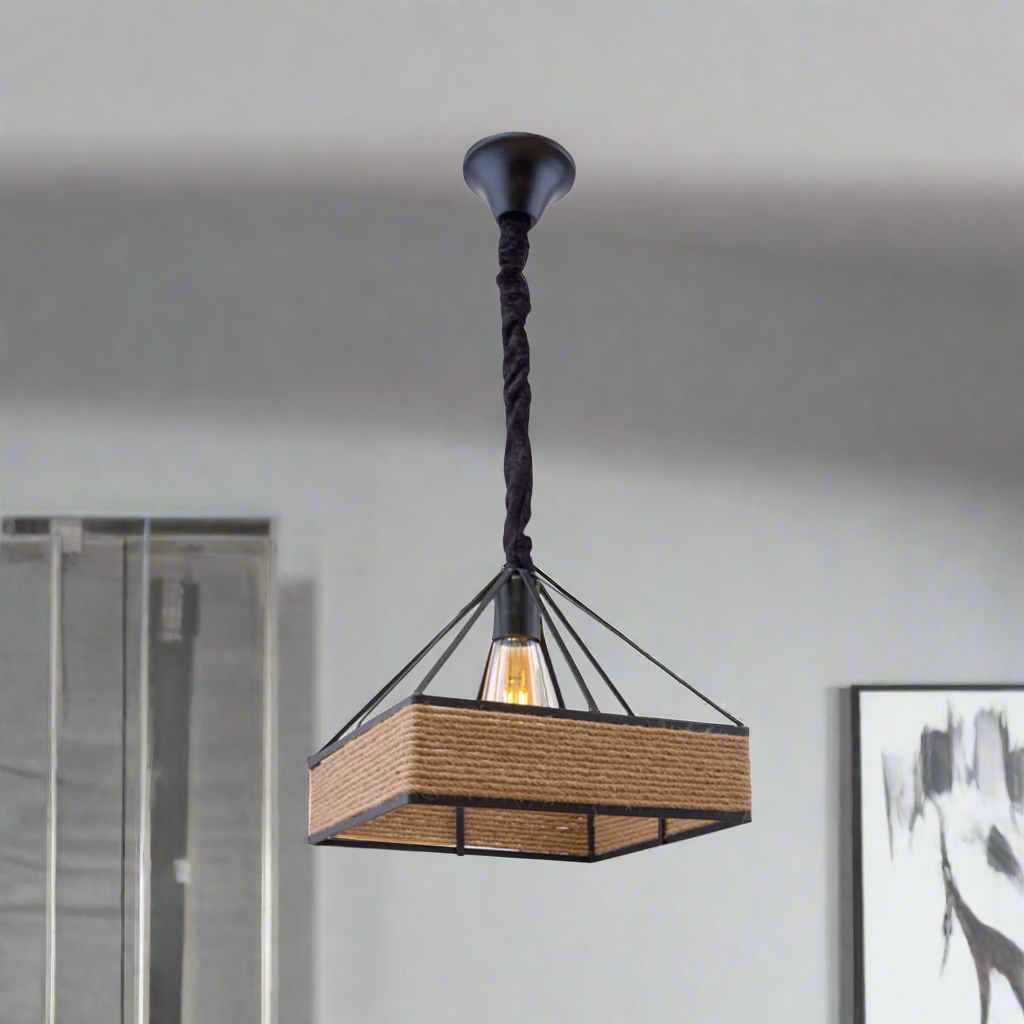Aluminum chandelier with an elegant artistic design