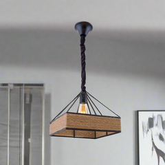 Aluminum chandelier with an elegant artistic design