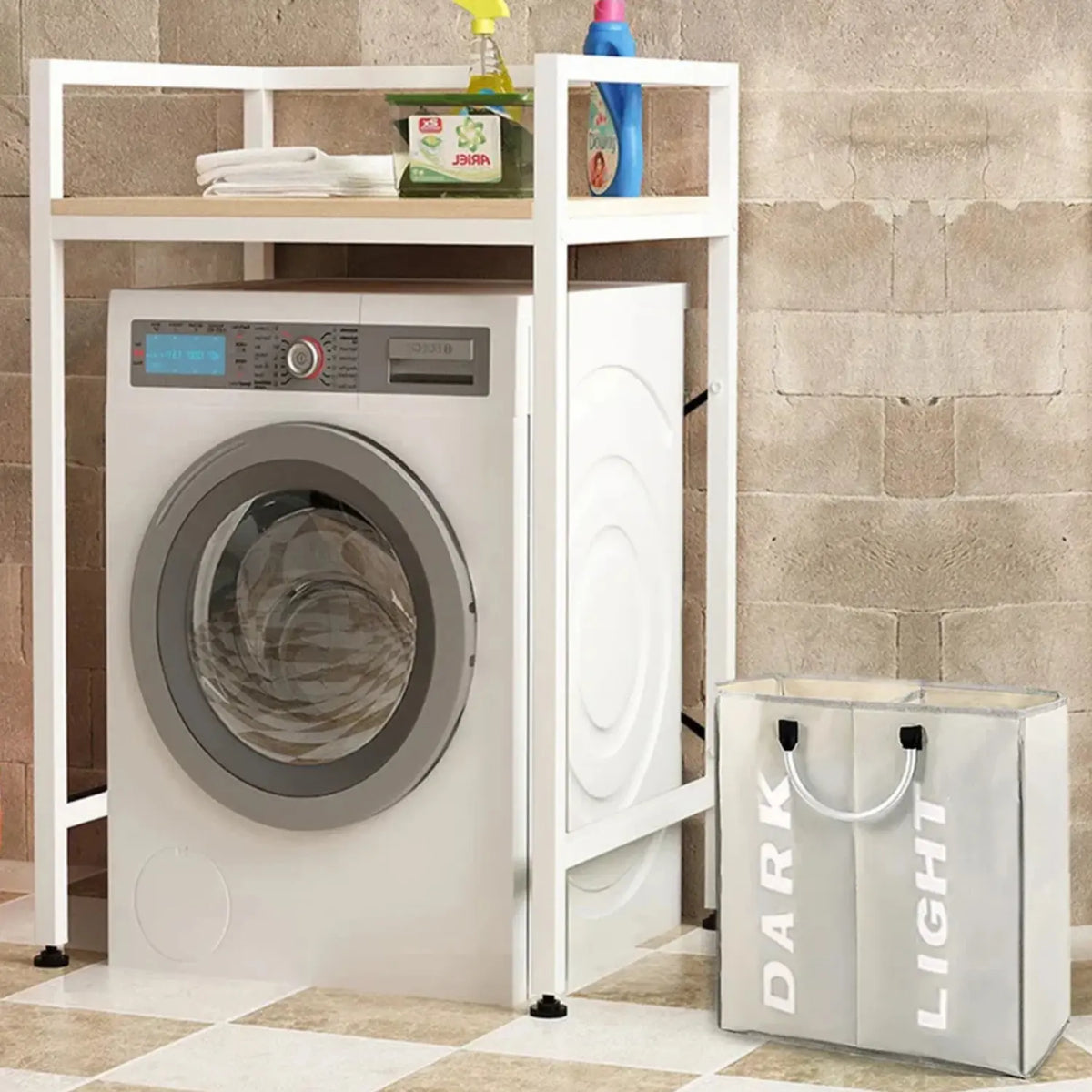 High Quality MDF Wood Bathroom Storage Unit - OSM-485