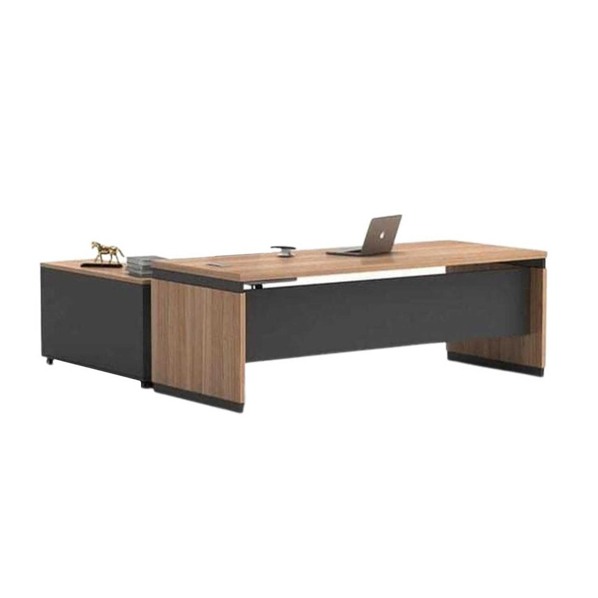 High-Quality MDF Wooden Manager’s Desk with a Luxurious Design – Model HFS-088