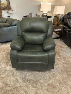 Red Beech Wood Recliner Chair with Premium Suede Leather – BIM-031