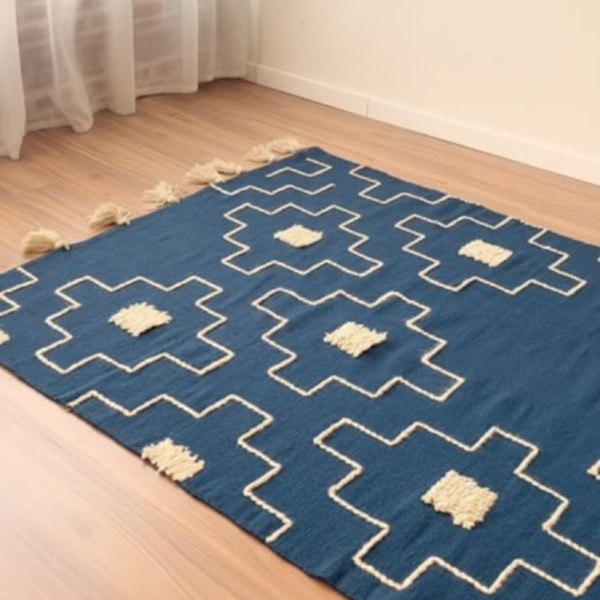 سجاد هاند ميد صوف فاخر متعدد المقاسات – موديل HAZ-026 من أوسكار فرنتشر