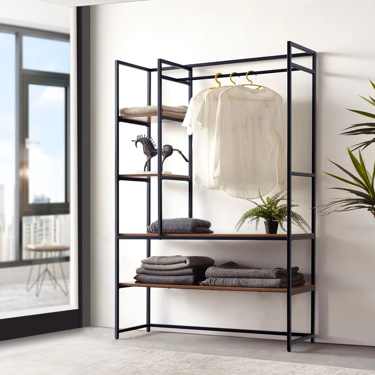 دريسنج خشب MDF كبير بتصميم عملي لتنظيم الملابس – WAF-229