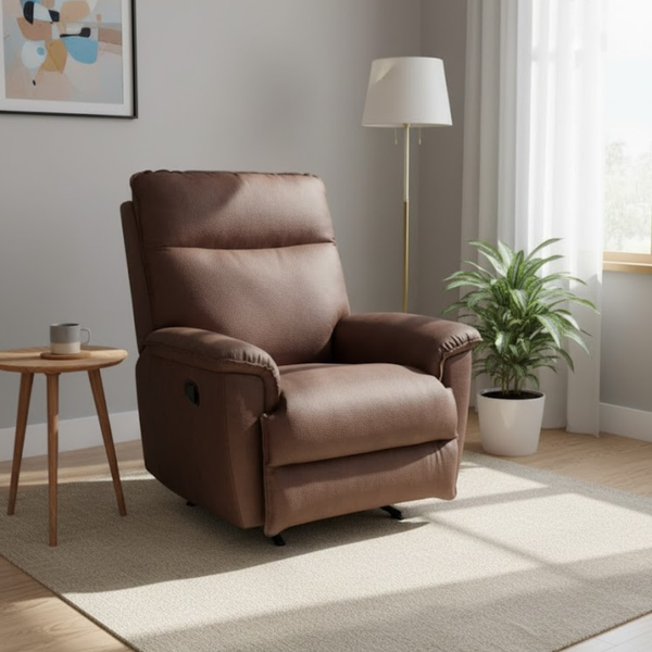 Lazy Boy Chair RLB-0010 – Massage, Vibration, and Rotation with Chaise Lounge for Ultimate Comfort