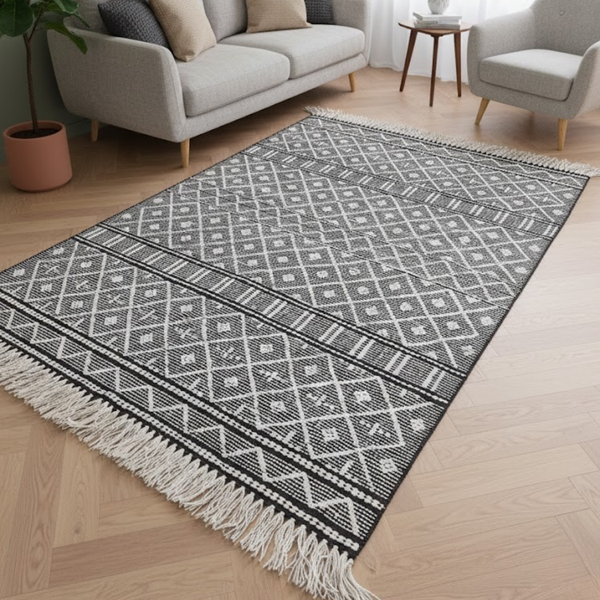 سجاد هاند ميد صوف فاخر متعدد المقاسات – موديل  HAZ-097