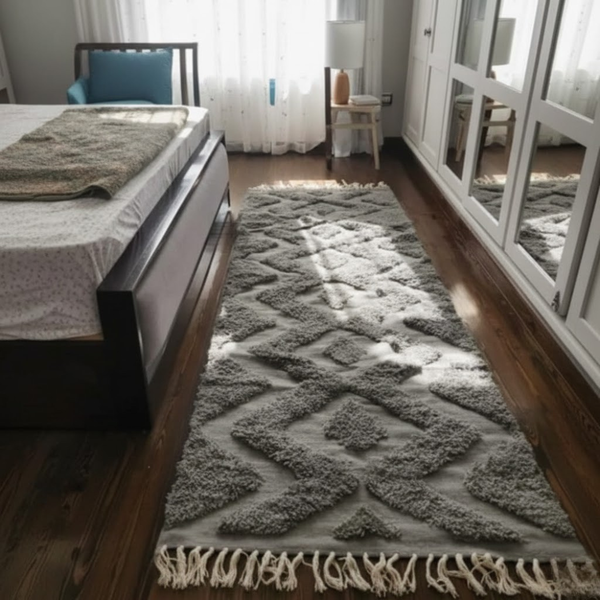 سجاد هاند ميد صوف فاخر متعدد المقاسات – موديل HAZ-010 من أوسكار فرنتشر