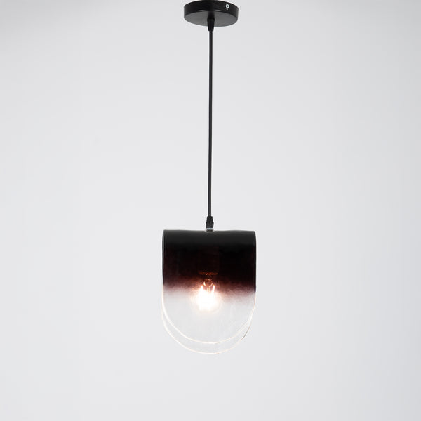 معلقة زجاج مودرن WDD-014 – تصميم أنيق بزجاج فاميه شفاف ولمبة إضاءة E27
