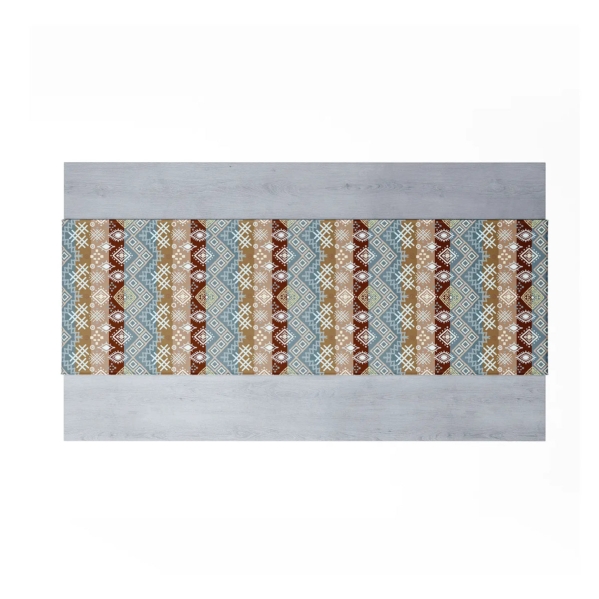 Velvet fabric dining tablecloth in linen - PRV-194