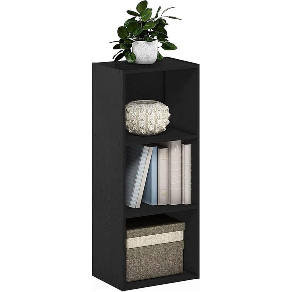 مكتبة ام دي اف اسود - 85x30x8 سم - OSM-529