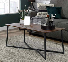 Iron and Melamine Wood Coffee Table - MTC-050