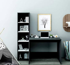مكتب مزود بوحدة أرفف خشب MDF عالي الجودة - HFS-023