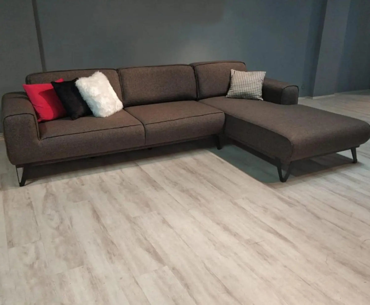 Beech wood corner with linen or velvet fabric - KYN-021
