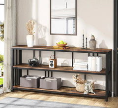 كونسول معدني مع خشب MDF – تصميم عصري وأنيق
