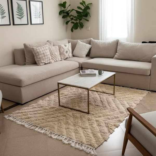 سجاد هاند ميد صوف فاخر متعدد المقاسات – موديل HAZ-028 من أوسكار فرنتشر