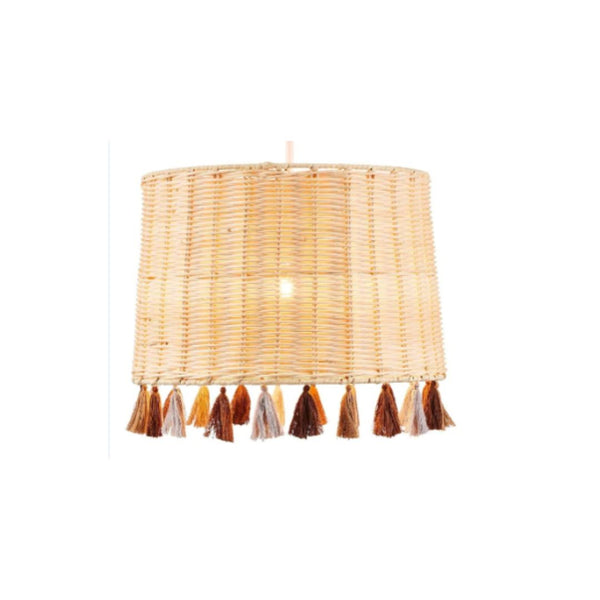 Natural Bamboo Chandelier – Handmade Design Adds a Warm Touch to Your Home Decor - HOB-041