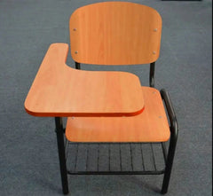 Modern Lecture Chair – Metal + Premium MDF Wood by Oscar Furniture