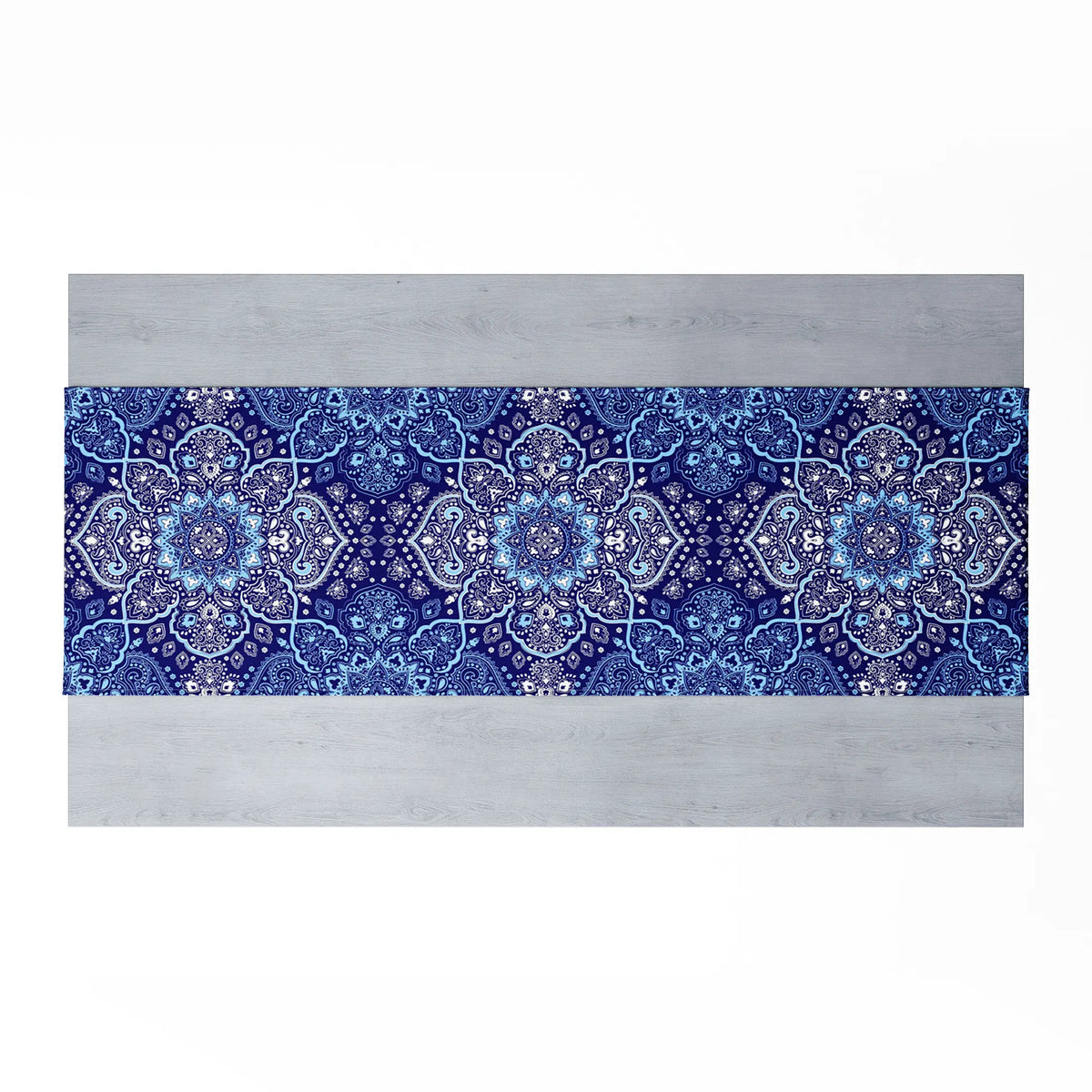 Velvet fabric dining tablecloth in linen - PRV-202