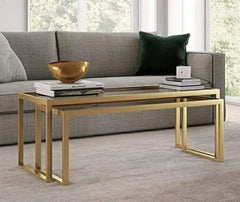 Emiliana coffee table, metal steel, electrostatic paint